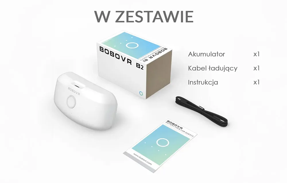 Dodatkowy akumulator BOBOVR B2